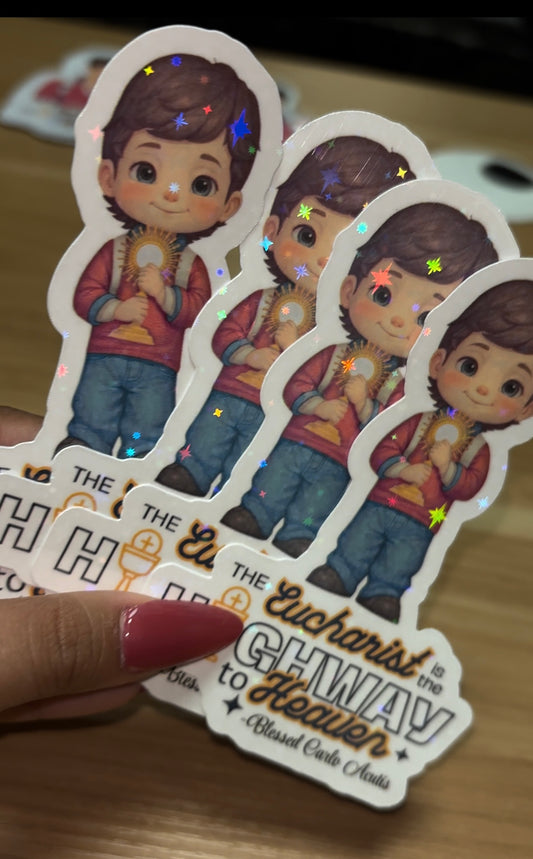 Baby Blessed Carlo Acutis Sticker